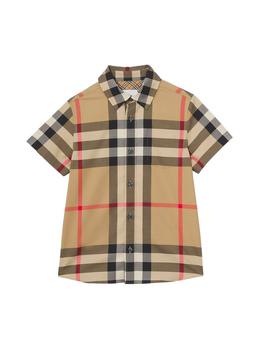 商品Burberry Kids Vintage Check Short-Sleeve Shirt - 8Y,商家折扣挖宝区,价格¥878图片
