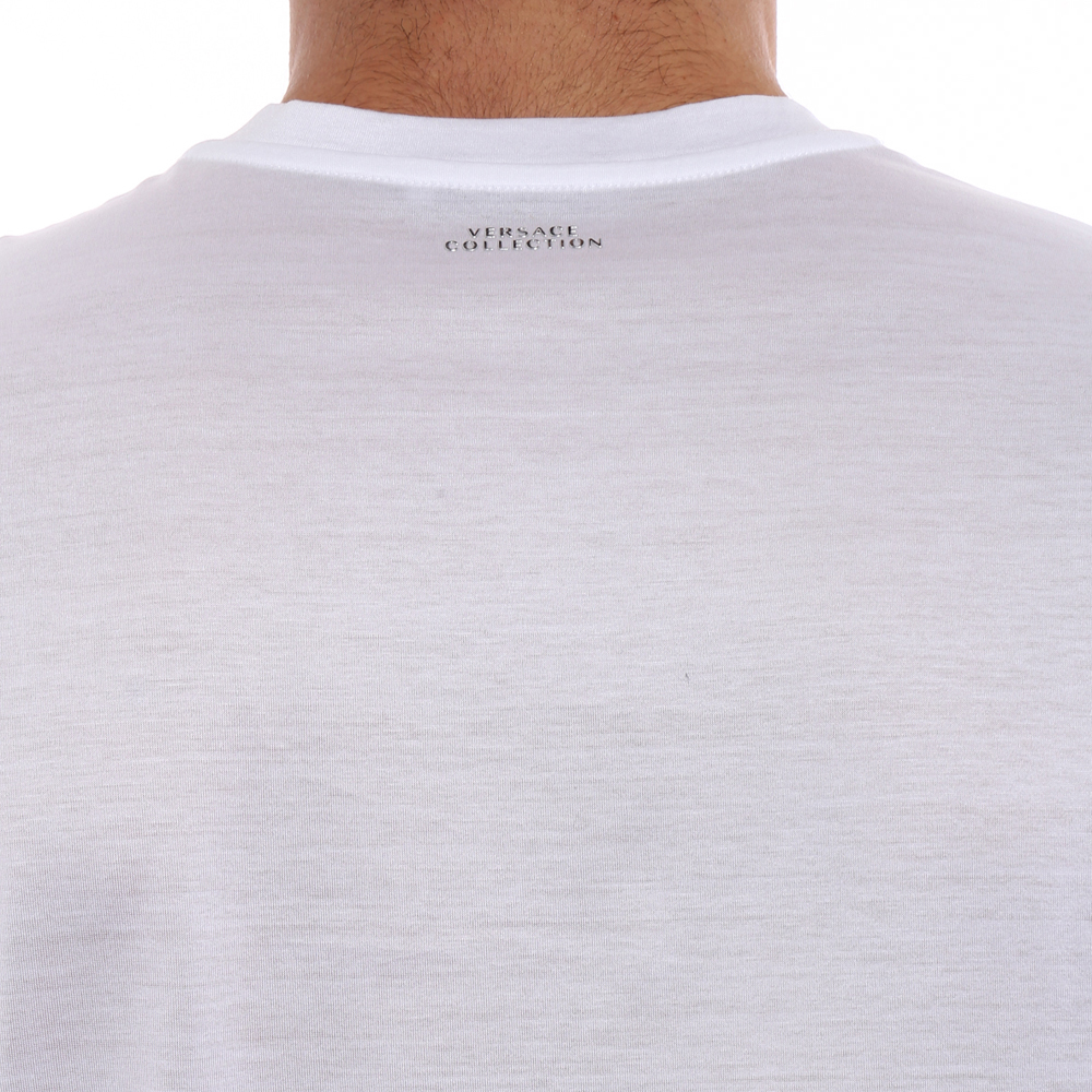 Versace | VERSACE COLLECTION 男士白色杜莎头像短袖T恤 V800683-VJ00478-V7001商品图片,独家减免邮费