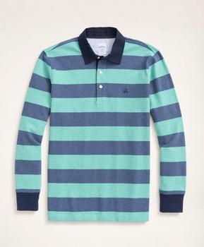 布克兄弟 polo, Brooks Brothers | Lightweight Striped Rugby Shirt商品图片 5折