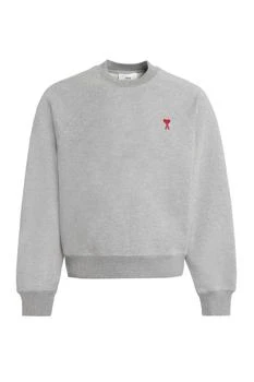 AMI | Cotton Crew-neck Sweatshirt 8.1折
