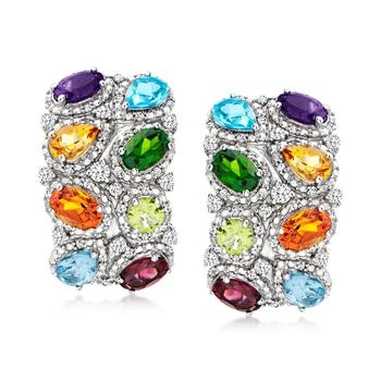 Ross-Simons | Ross-Simons Multi-Gemstone Earrings in Sterling Silver 7.4折, 独家减免邮费