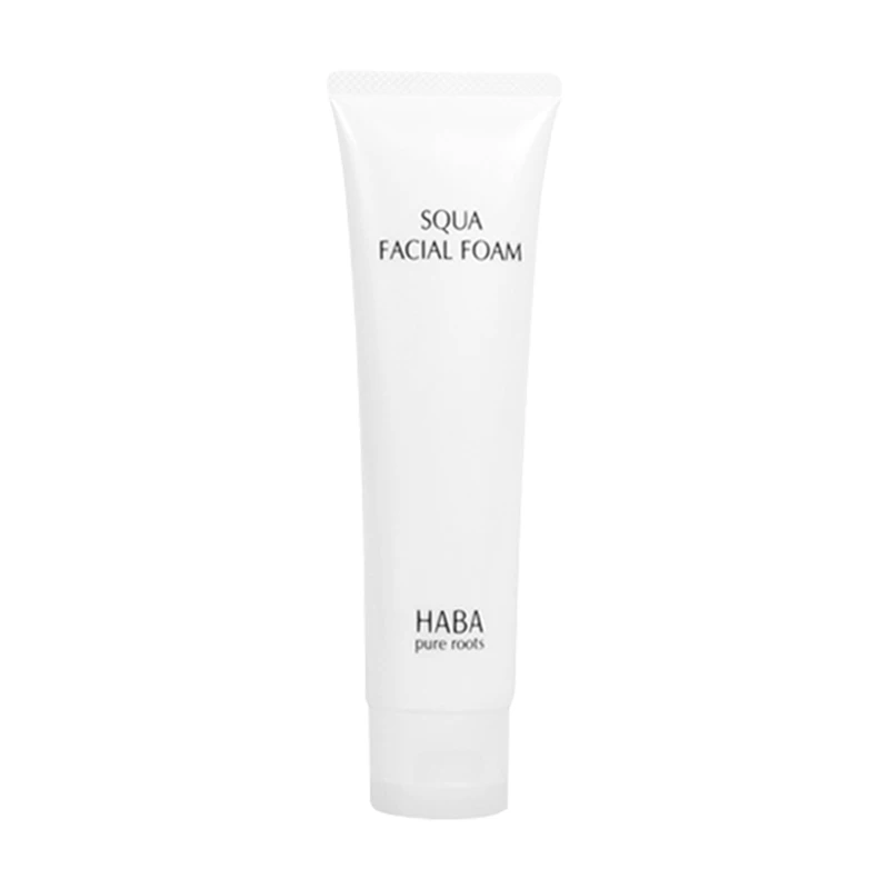 推荐HABA鲨烷保湿补水洁面乳洁面膏100g/支保湿敏感肌可用洗面奶泡沫商品