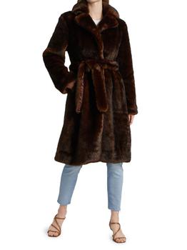 Sandy Liang, Sandy Liang | Sienna Faux Fur Teddy Coat商品图片 4折