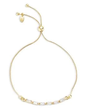 Argento Vivo | Baguette Cubic Zirconia Slider Bracelet in 18K Gold Plated Sterling Silver,商家Bloomingdale's,价格¥382