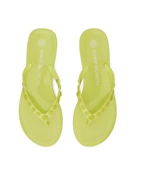 Tory Burch | Studded Jelly Flip Flop In Lime Sherbet 5.8折