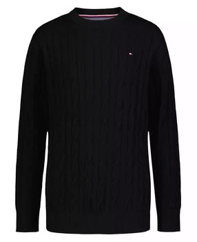 Tommy Hilfiger | Boys 8-20 Crewneck Cable Knit Sweater,商家Macy's,价格¥162