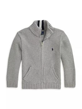 Ralph Lauren | Little Boy's & Boy's Knit Zip-Up Jacket,商家Saks Fifth Avenue,价格¥599