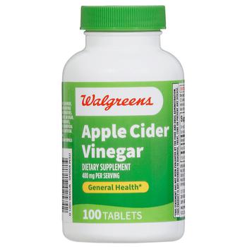 商品Walgreens | Apple Cider Vinegar 480 mg,商家Walgreens,价格¥71图片