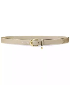 Ralph Lauren | Women's Charm Crosshatch Leather Belt,商家Macy's,价格¥221