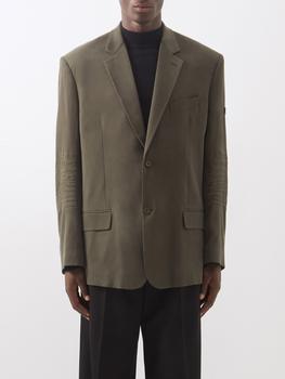 巴黎世家外套评价, Balenciaga | Single-breasted technical-blend jacket商品图片 