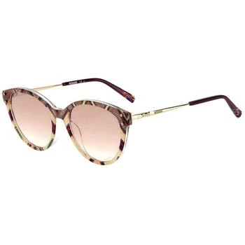 推荐Missoni Women's Sunglasses - Plum Multicolor Plastic Cat Eye Frame | MIS 0026/S 05ND商品