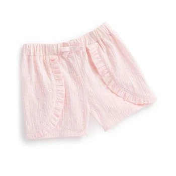 First Impressions | Baby Girls Swiss Dot Woven Cotton Ruffled Shorts, Created for Macy's 