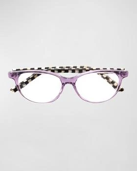 推荐Chloe Plastic Cat-Eye Reading Glasses商品