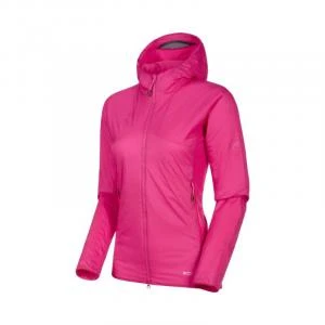推荐Mammut - Rime Light IN Flex Hooded Jacket Womens - XS Pink商品
