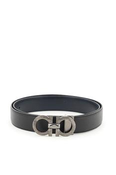 菲拉格慕皮带腰带, Salvatore Ferragamo | Salvatore Ferragamo Reversible Leather Belt With Gancini Logo商品图片 6.3折