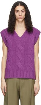 We11done | Purple Acrylic Vest商品图片,2.5折