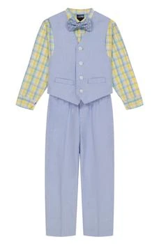 IZOD | Kids' Tie, Vest, Oxford Shirt, and Pants Set,商家Nordstrom Rack,价格¥141