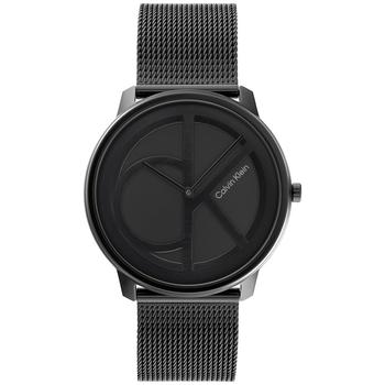 Calvin Klein | Black Stainless Steel Mesh Bracelet Watch 40mm商品图片,