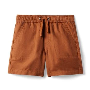 Janie and Jack | Linen Pull-On Shorts (Toddler/Little Kids/Big Kids) 