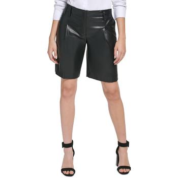 Calvin Klein | Women's X-Fit Faux Leather Shorts商品图片,