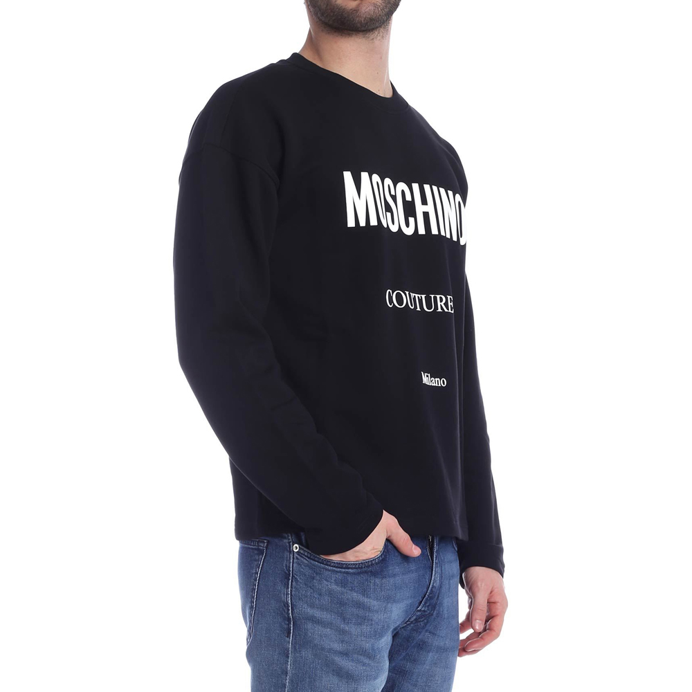 时尚莫斯奇诺卫衣男装, Moschino | MOSCHINO 男黑色男士卫衣/帽衫 ZPA1711-2027-1555商品图片 独家减免邮费