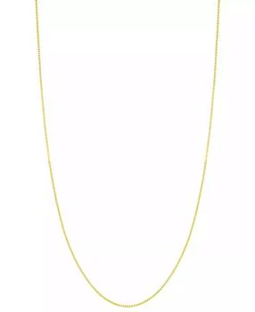 Macy's | 14k Gold Necklace Adjustable 16-20" Box Chain (5/8mm) (Also in White and Rose Gold),商家Macy's,价格¥1864