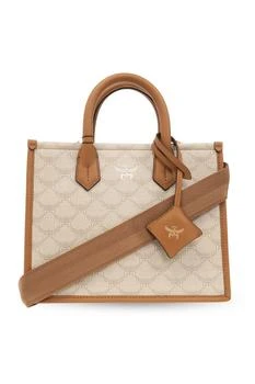 MCM | MCM Himmel Monogrammed Small Tote Bag 7.6折