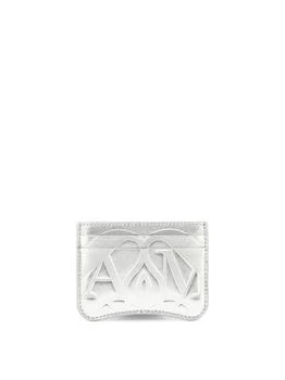 Alexander McQueen | The Seal Wallets & Card Holders Silver,商家Wanan Luxury,价格¥834