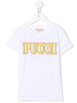 EMILIO PUCCI | Emilio Pucci Kids White T商品图片,8.5折