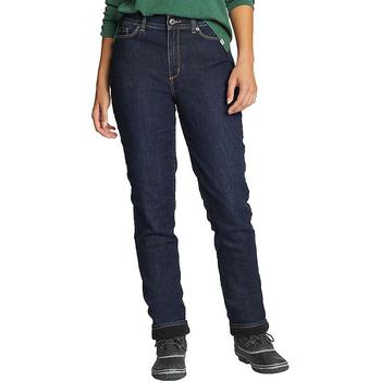 Eddie Bauer | Eddie Bauer Travex Women's Voyager Fleece Lined Jean商品图片,6折, 满$150享9折, 满折