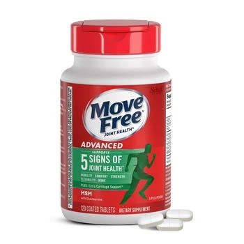 Move Free | Move Free Advanced Glucosamine Chondroitin MSM Joint Support Supplement, Supports Mobility Comfort Strength Flexibility & Bone - 120 Count (Pack of 3),商家Amazon US editor's selection,价格¥463