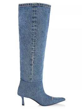 Alexander Wang | Viola 65 Denim Slouch Boots 