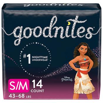 商品GoodNites | Girls' Nighttime Bedwetting Underwear S/M,商家Walgreens,价格¥126图片