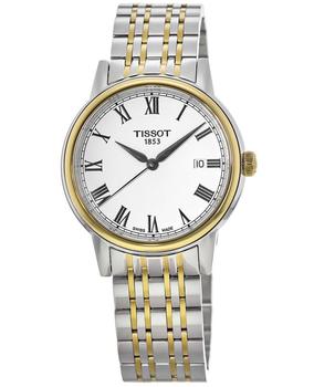 推荐Tissot T-Classic Carson Two-Tone Steel White Dial Men's Watch T085.410.22.013.00商品