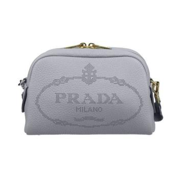 推荐PRADA 女士灰色皮革斜挎包 1BH187-2DKV-F0591-V-OLO商品