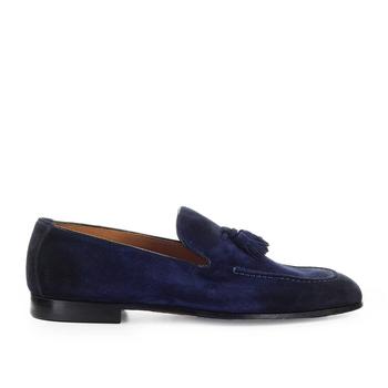 DOUCAL'S | Doucal'S Mens Blue Suede Loafers商品图片,满$175享8.9折, 满折