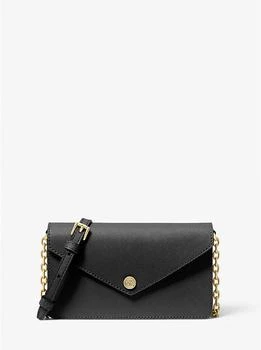 推荐Small Saffiano Leather Envelope Crossbody Bag商品