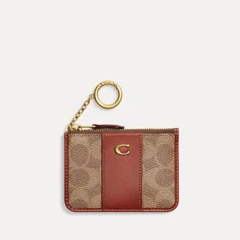 推荐Coach Leather Signature Mini ID Skinny Card Case商品