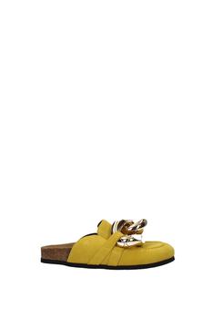 商品Slippers and clogs Suede Yellow Golden Wattle图片