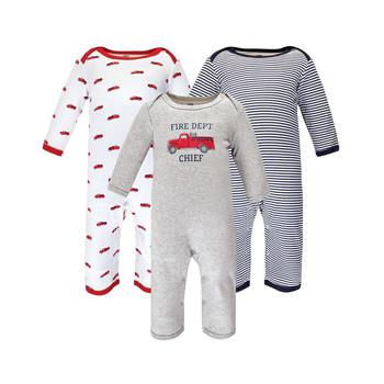 Hudson | Baby Boys Cotton Coveralls, Pack of 3商品图片,