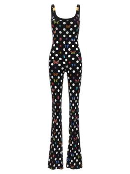商品Versace | La Vacanza Capsule One-Piece Jumpsuit Jewelry Black,商家Wanan Luxury,价格¥13815图片