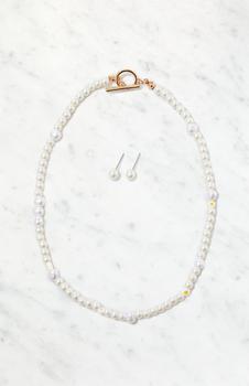 商品LA Hearts | Pearl Necklace & Earring Pack,商家PacSun,价格¥55图片