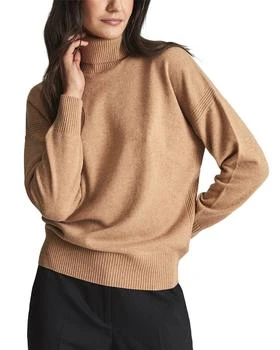 REISS | Reiss Nova Knitted Roll Neck Wool-Blend Sweater,商家Premium Outlets,价格¥408