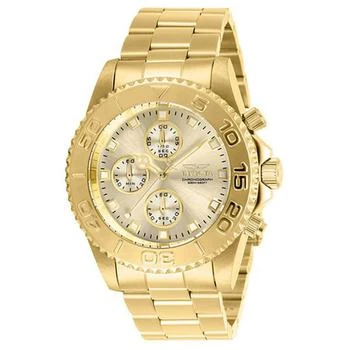 Invicta Men's Chronograph Watch - Pro Diver Yellow Gold Steel Bracelet | 28683
