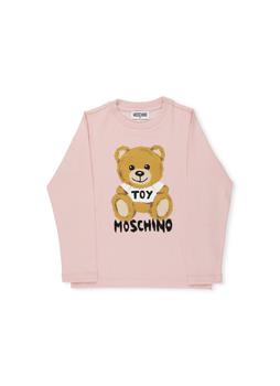 推荐Moschino Kids Graphic Printed Long Sleeved T-Shirt商品