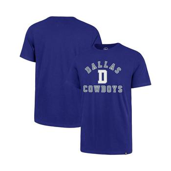 product Men's Royal Dallas Cowboys Varsity Arch Throwback T-shirt image
