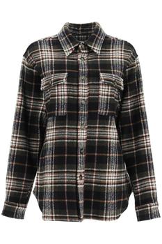 Isabel Marant | Isabel Marant Etoile 'Ebbaz' Checkered Flannel Overshirt商品图片,9.1折