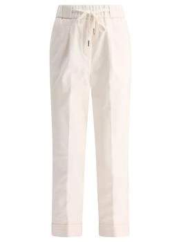 Peserico | Track Trousers White,商家Wanan Luxury,价格¥1129