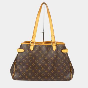 [二手商品] Louis Vuitton | Louis Vuitton Brown Canvas Monogram Batignolles Horizontal Tote Bag商品图片,