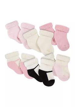 嘉宝北京, Gerber | Baby Girls 6 Pack Leopard Boot Socks商品图片 5.4折